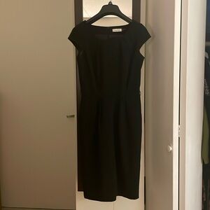 Adorable midi calvin klein work dress